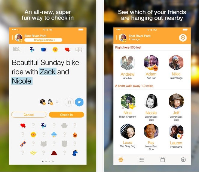 Swarm by Foursquare su iOS si aggiorna con le notifiche interattive