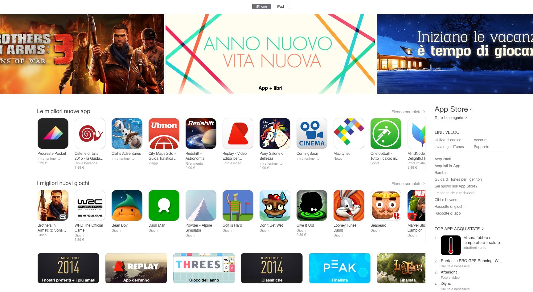 Fatturato record per l'App Store di Apple nella prima settimana di gennaio
