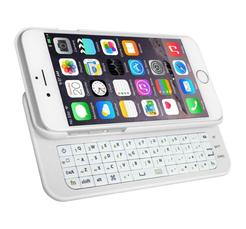 Collana Per Cellulare Moex Per IPhone 6/6s - Custodia In Silicio Con Cinturino Regolabile Bianco - A Mani Libere - 2