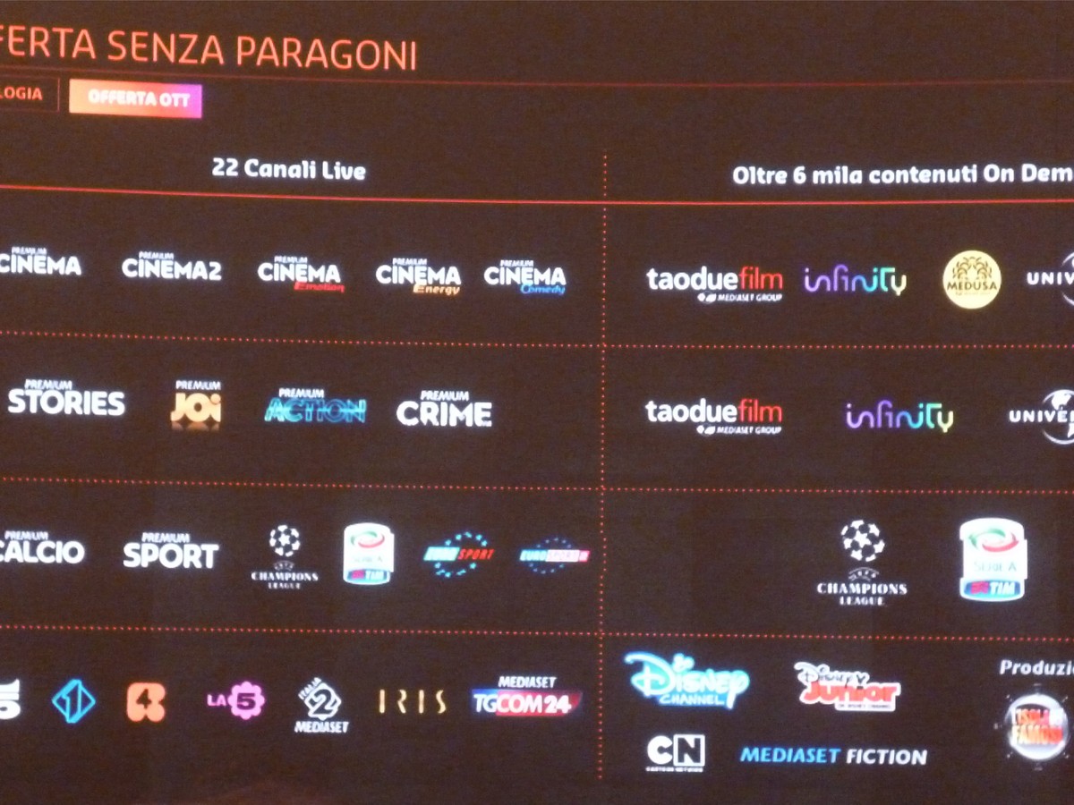 Presentata la nuova Mediaset Premium con tutti i contenuti online