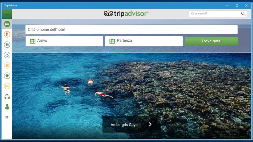 TripAdvisor disponibile come universal app Windows 10 