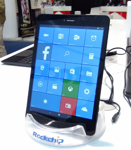 Rockchip mostra i primi tablet con Windows 10 Mobile e RK3288W