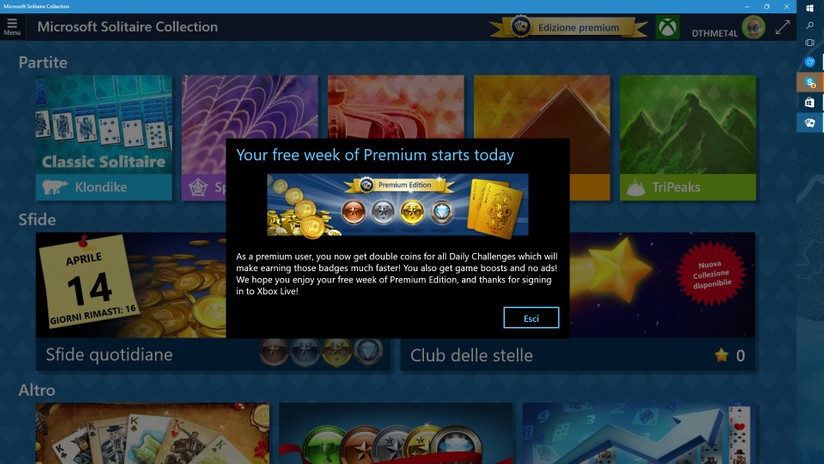 Get a free week of Microsoft Solitaire Collection Premium Edition