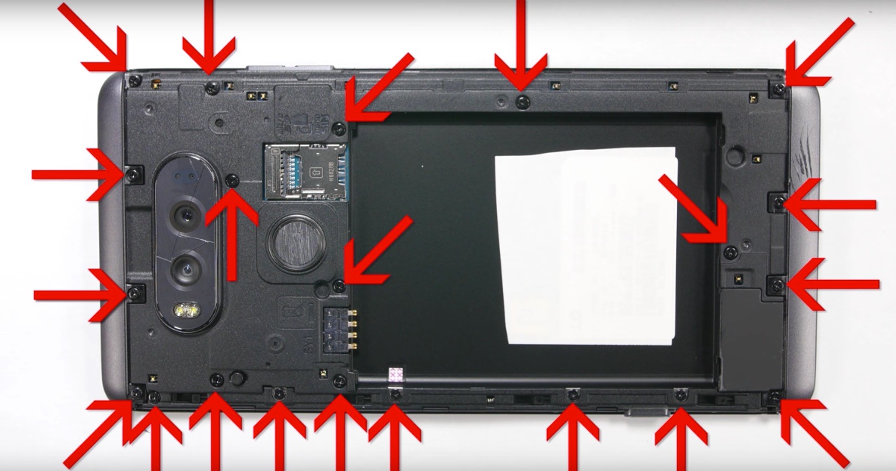 Protezione Schermo In Vetro Temperato Per LG V20 - 3D Premium Con Cornice Allineamento - Anti Graffio 9H - 2