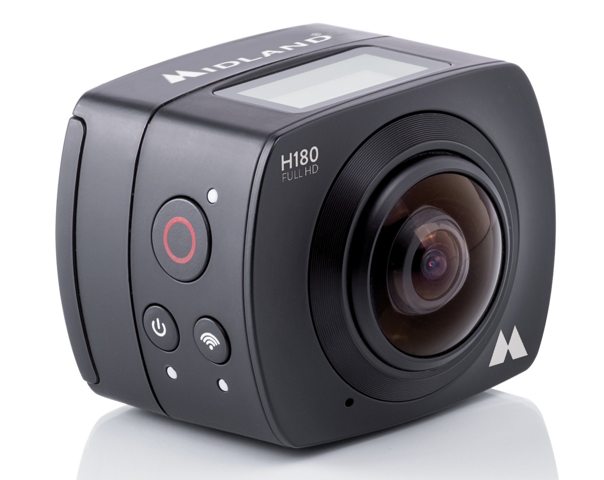Midland presenta due action cam che riprendono a 180° e 360° HDblog.it