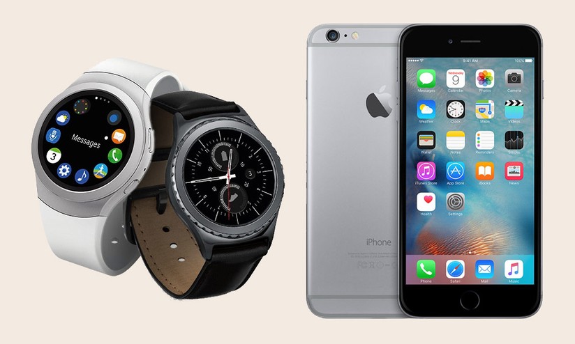 Samsung gear con iphone new arrivals