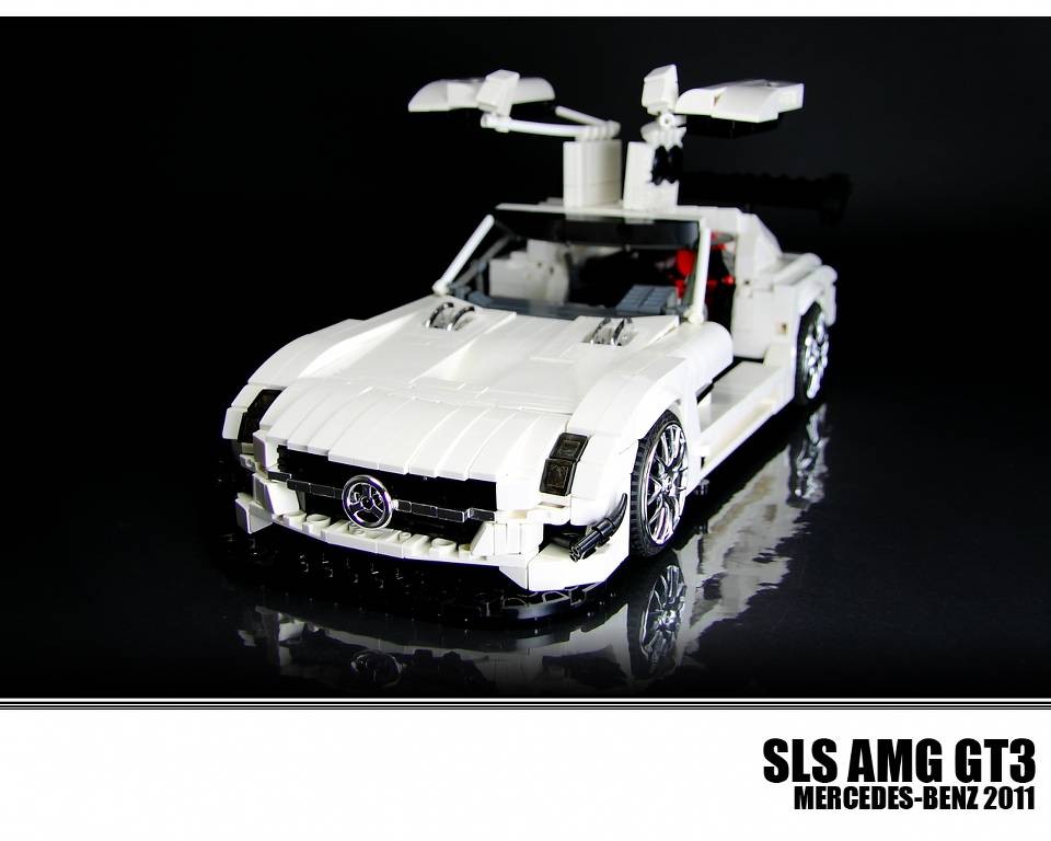 Mercedes SLS AMG GT3: la versione Lego Technic