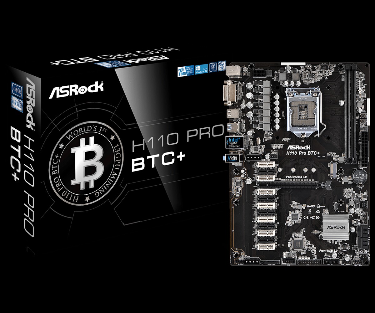 ASRock H110 Pro BTC+: supporta 13 GPU per il mining delle criptovalute -  HDblog.it