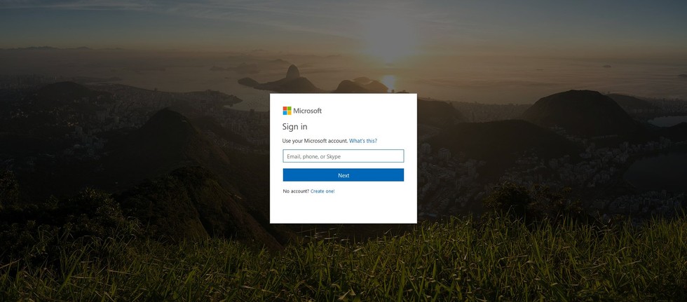 Microsoft testa una nuova schermata di login ai suoi servizi su Web