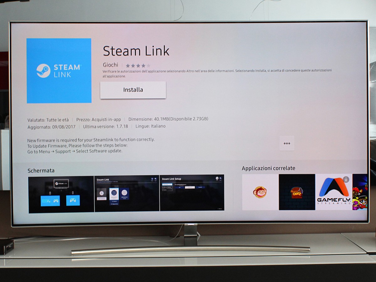 Adattatore Per Steam Link Gioco Giocato Sulla TV Utilizzando Cavo - Foto 2