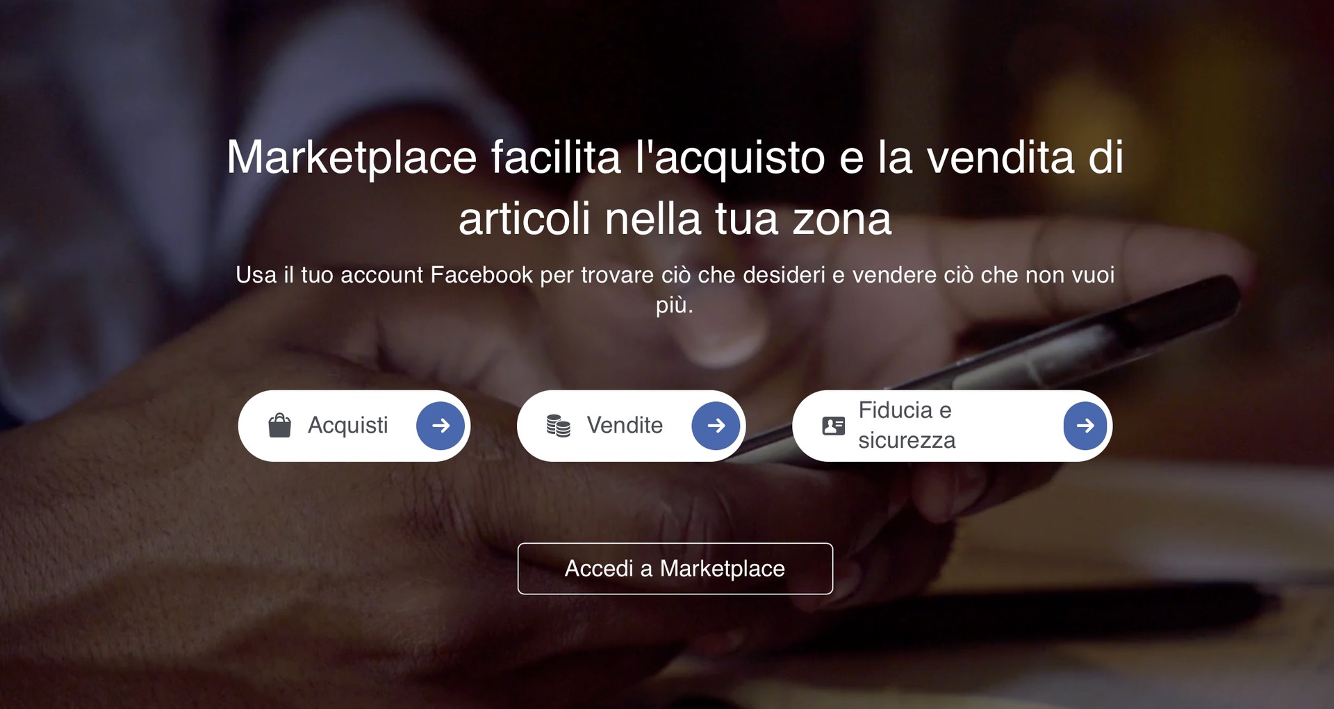 Facebook Marketplace, il mercatino virtuale disponibile in Italia