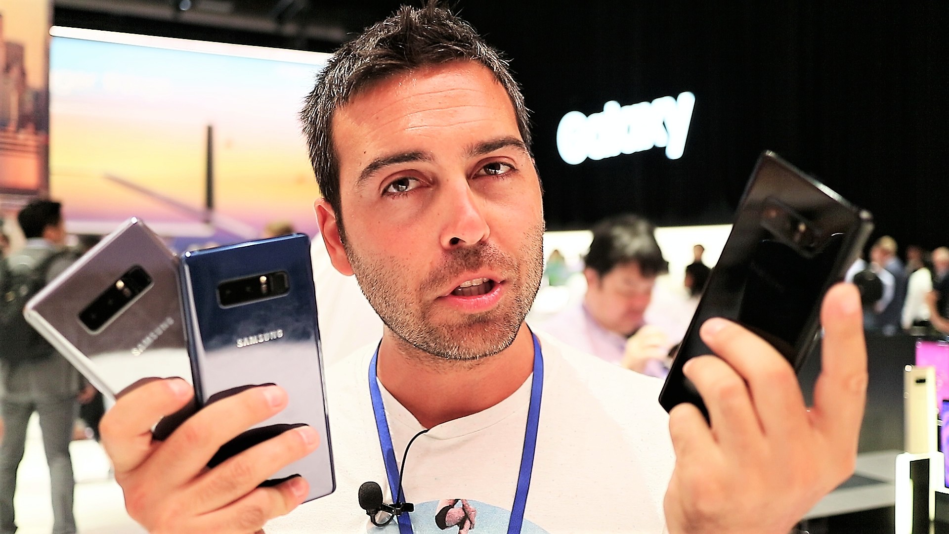 Galaxy Note 8 nelle quattro colorazioni ufficiali Video