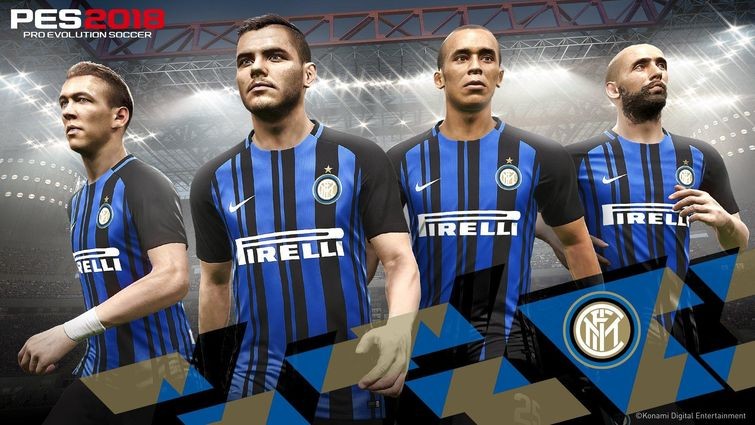 PES 2018: nuovo accordo tra Konami e FC Internazionale 