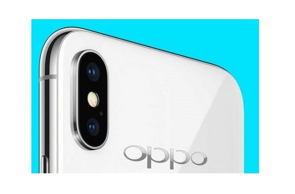 Oppo R13 un clone perfetto di iPhone X con Android prime foto