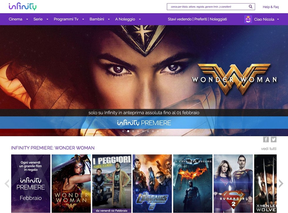 Infinity: piattaforme supportate, qualità streaming e applicazioni #focus