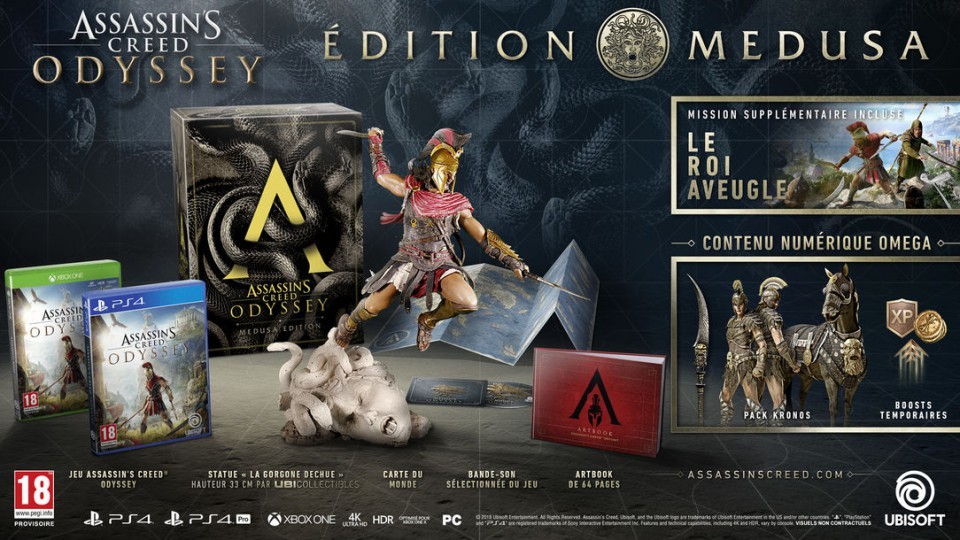 Assassin S Creed Odyssey Svelate Tutte Le Edizioni Speciali E Bonus Prenotazioni Hdblog It