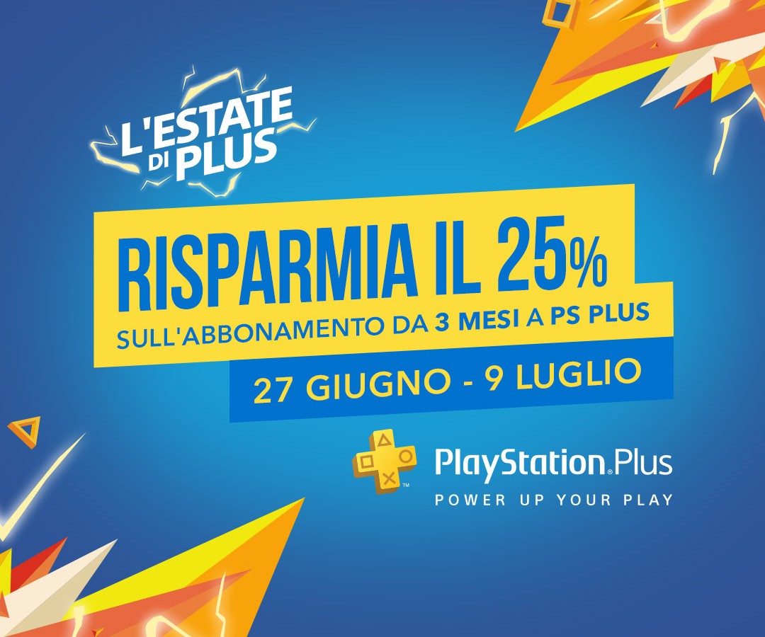 PS4: 25% di sconto per l'abbonamento annuale al PlayStation Plus