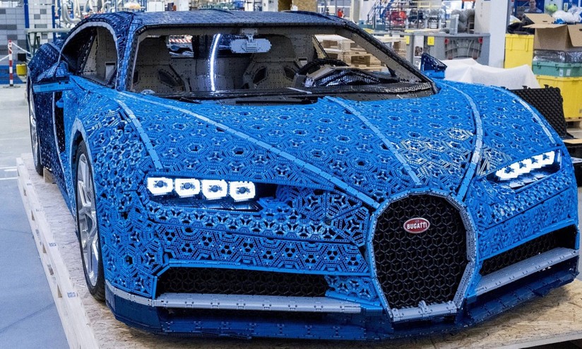 velstand Gud ligegyldighed Bugatti Chiron, quella in scala 1:1 di Lego che si può guidare | Retroscena  - HDmotori.it