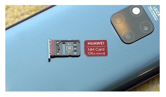 Huawei Nano Memory la di memoria piccola come una SIM -