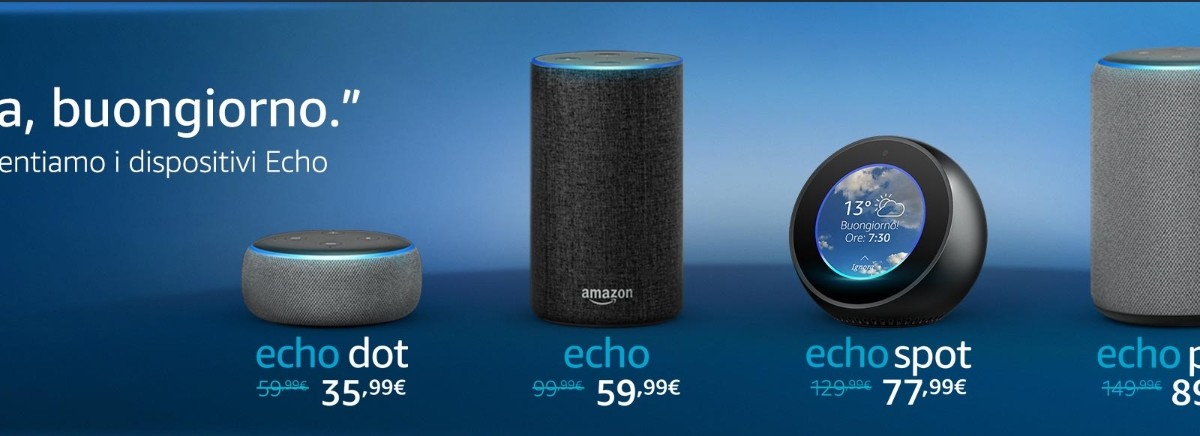 Dispositivi  Echo al miglior prezzo: tutte le offerte ancora