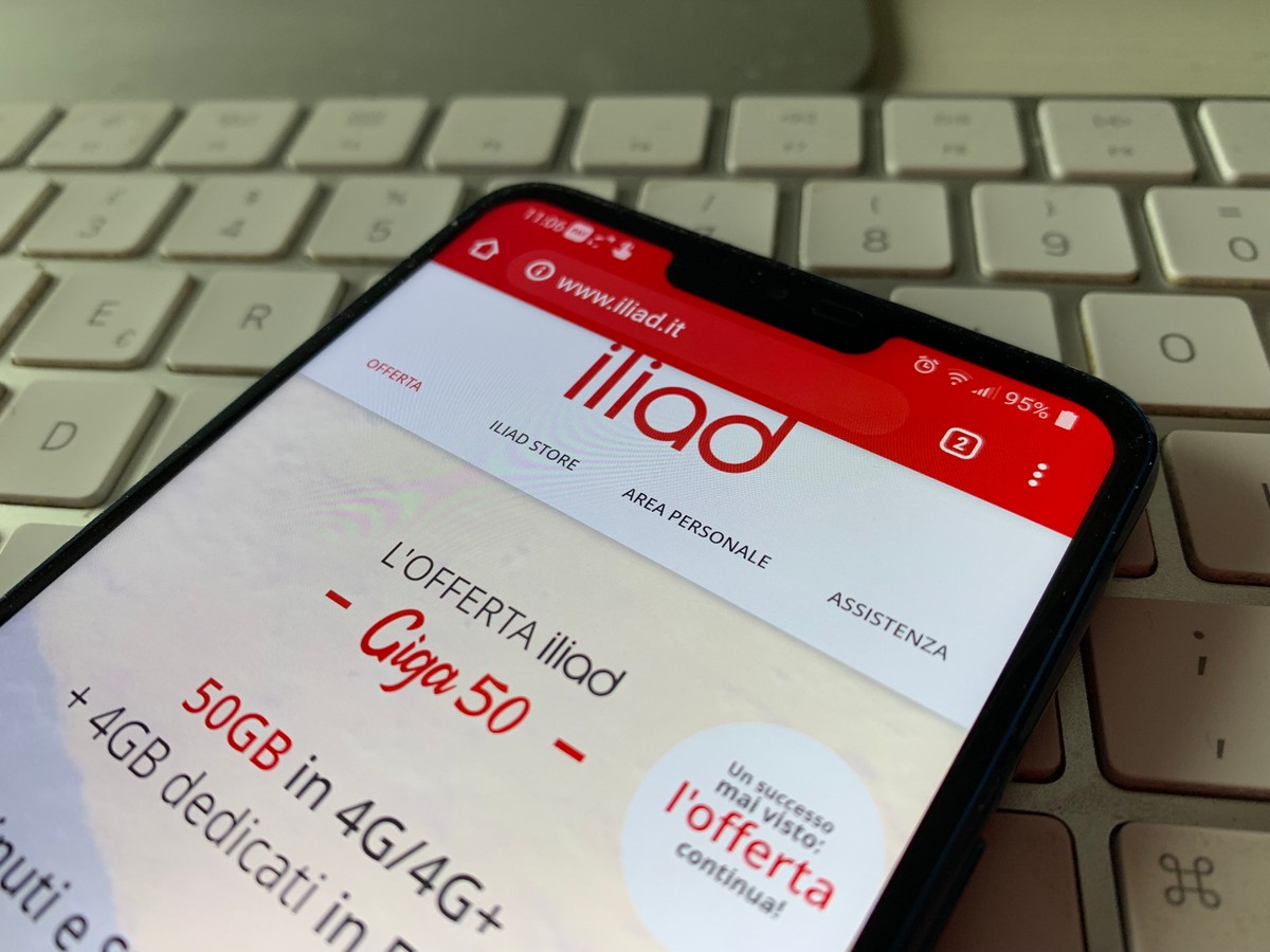 Iliad la tariffa da 5,99 euro include ora 3GB di traffico dati in