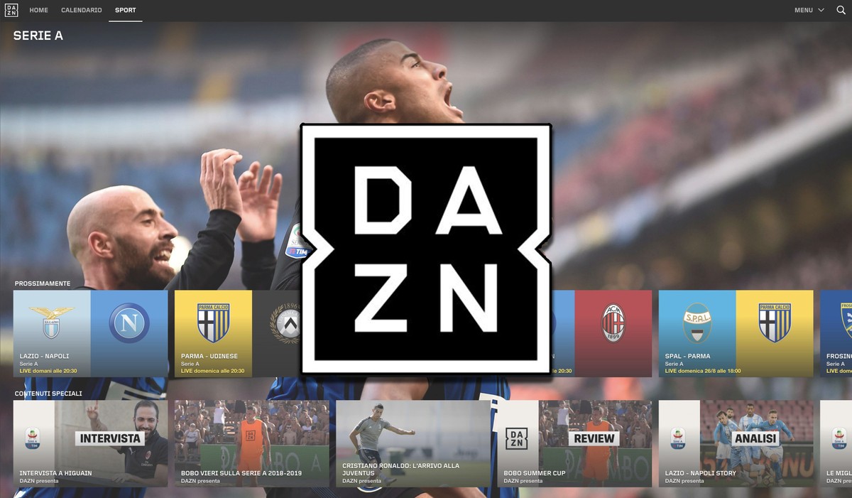 DAZN: sanzione da 500.000 euro per pubblicità e informazioni