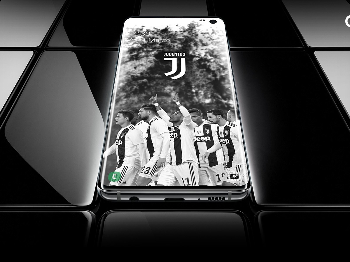 samsung galaxy s10 si tinge di bianconero con la juventus special edition hdblog it samsung galaxy s10 si tinge di