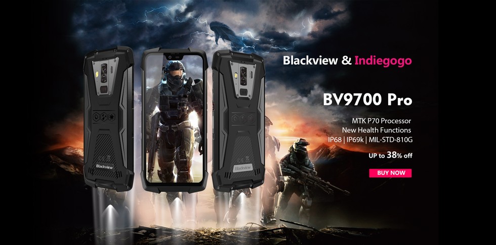 Blackview BV9700 Pro con Night Vision Camera è disponibile su IndieGoGo