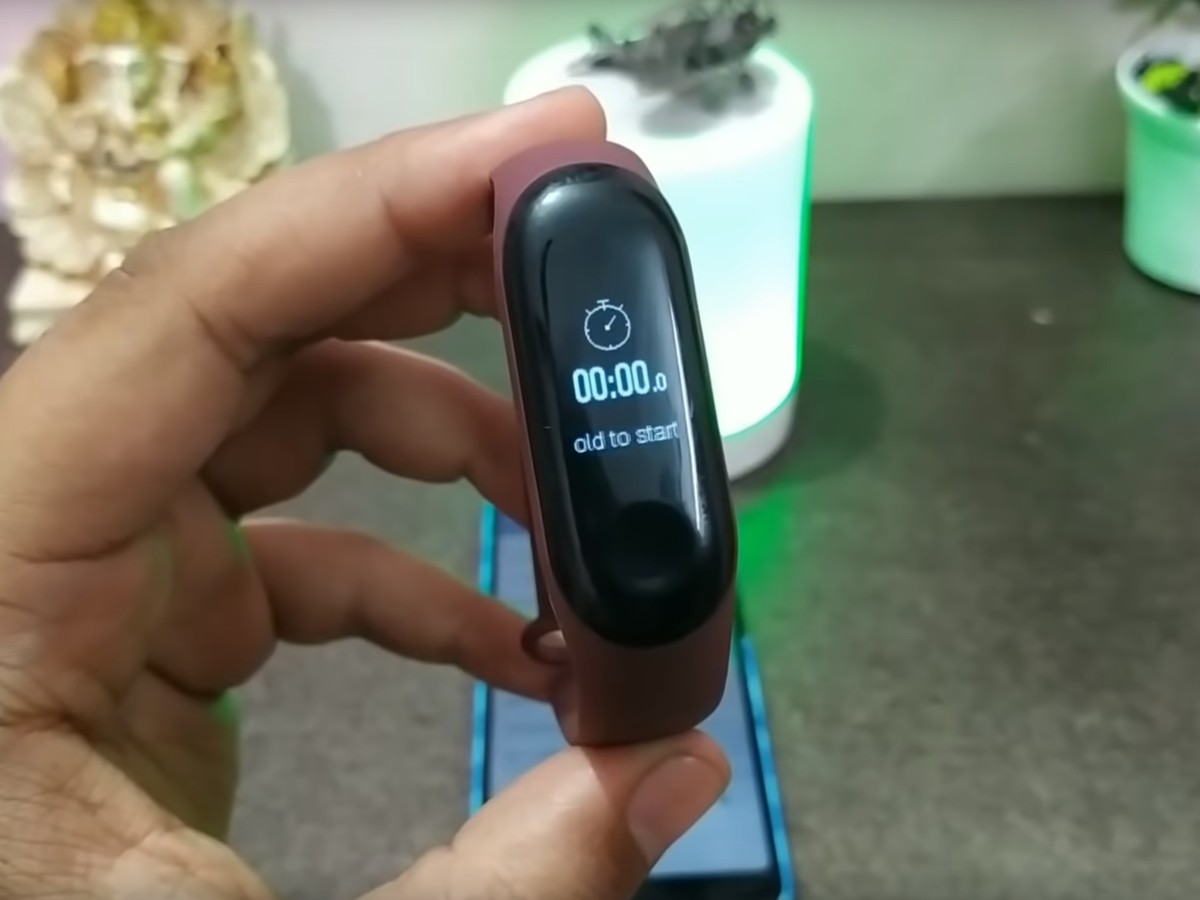 Mi band 2025 4 cronometro