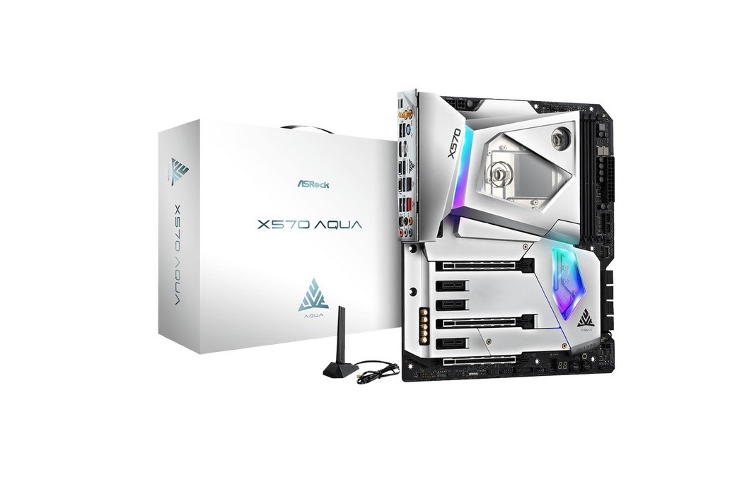 ASRock X570 AQUA: scheda madre per CPU Ryzen 3000 raffreddata a liquido 