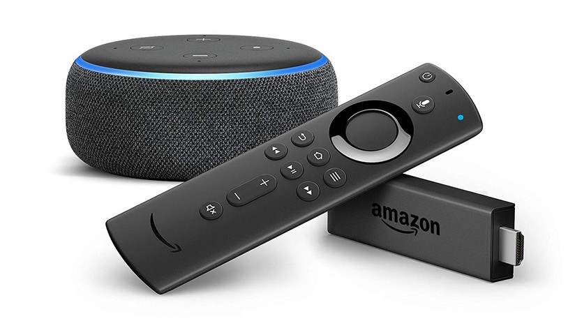 Fire TV Stick con telecomando Alexa + Echo Dot: offerta  al