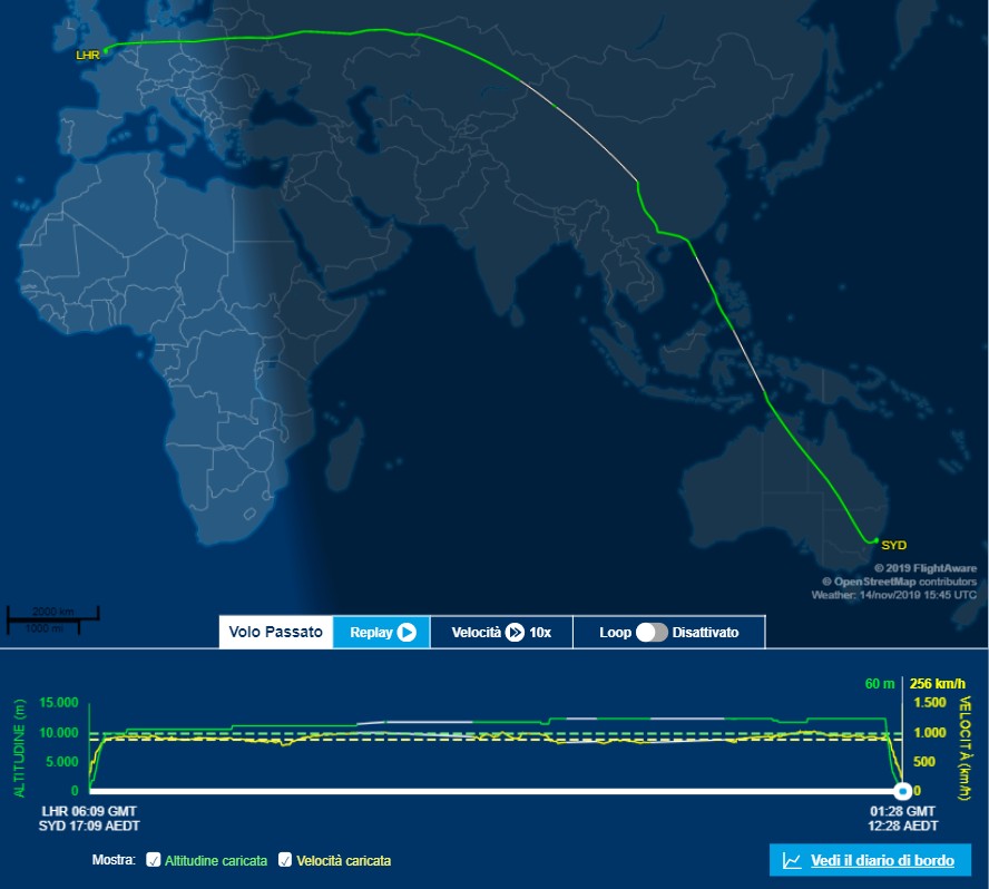 Volo Record Londra Sidney Nonstop Con Qantas Hdblog It