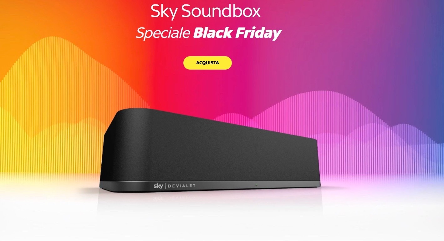 Sky Soundbox: la soundbar in offerta 