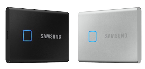 SSD portatile SAMSUNG T7 Touch USB 3.2 1TB 2TB Type-C unità a stato solido  esterna sicurezza delle impronte digitali SSD esterno per PC portatile