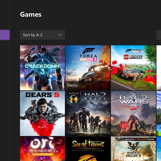 Xbox one clearance dashboard 2020