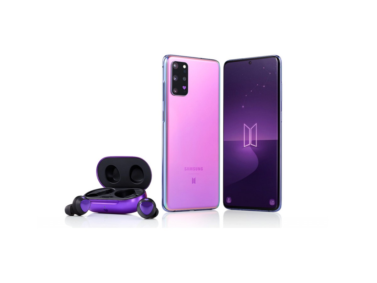 Galaxy S20+ 256GB SIMフリー BTS Edition Galaxy S20+ e Buds+ BTS Edition ufficiali: Samsung si tinge di