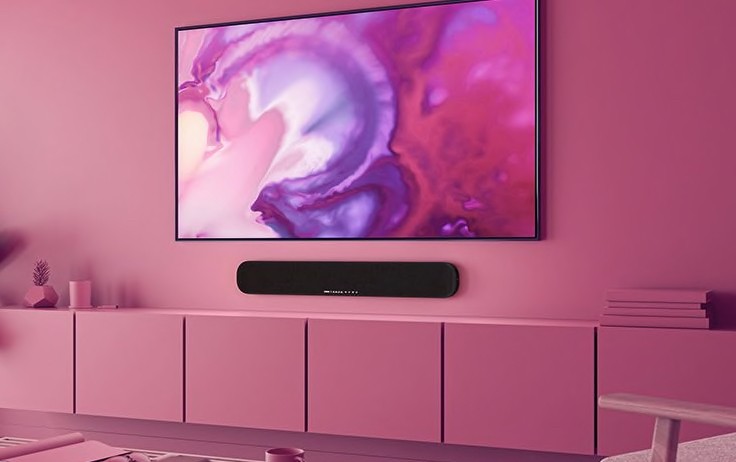Yamaha YAS-109 Sound Bar With Built-In Subwoofers 