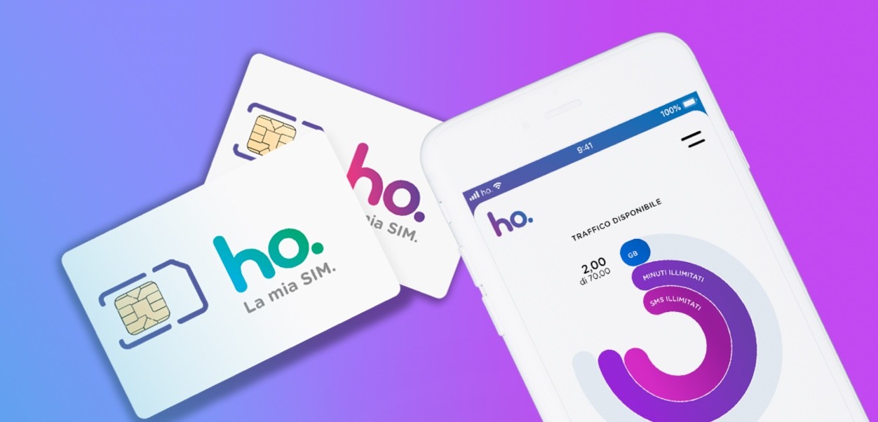 ho. Mobile, il codice seriale della SIM è disponibile nell'app