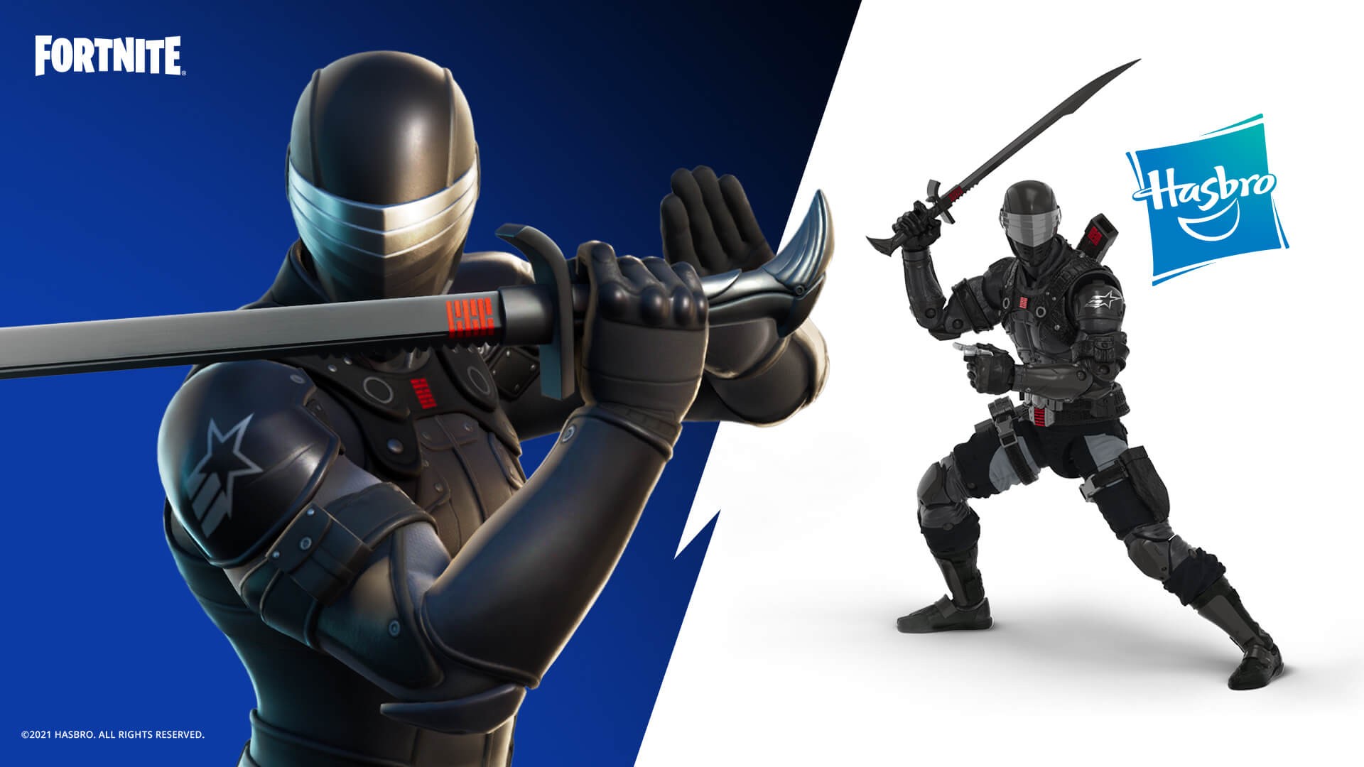 Fortnite e G.I. Joe: arrivano la skin di Snake Eyes e un'action