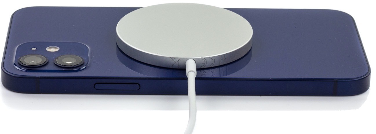 Custodia Magnetica Trasparente Per IPhone (14/13/12/11/Pro/Max/X/XR) - Silicone Morbido Con Ricarica Wireless, Colore Blu
