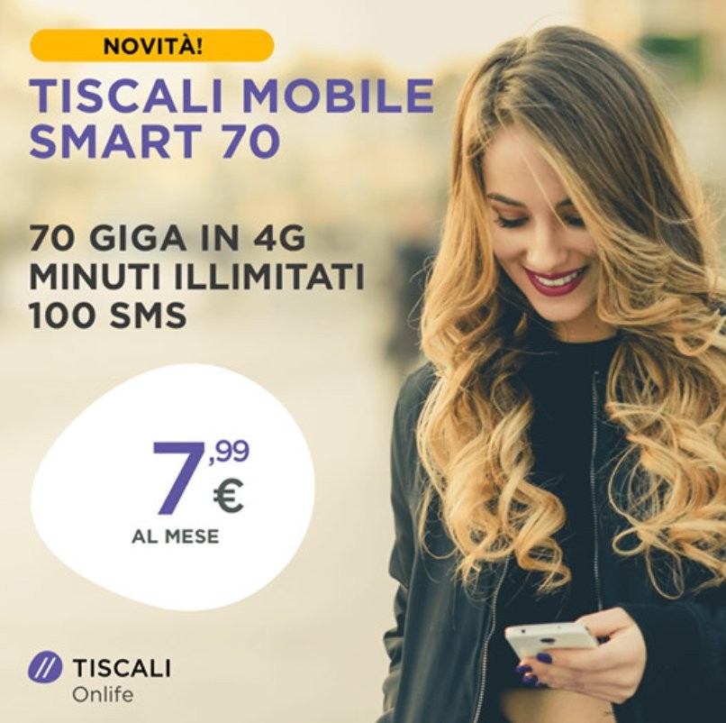 Tiscali Mobile lancia tre nuove offerte Minuti e Giga a partire da 2,50  euro al mese e fino a 50 Giga - , News, Telefonia