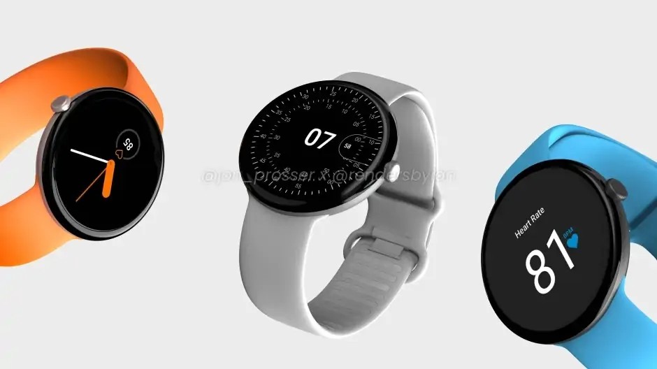 Google Pixel Watch, eccolo nei primi render: design circolare