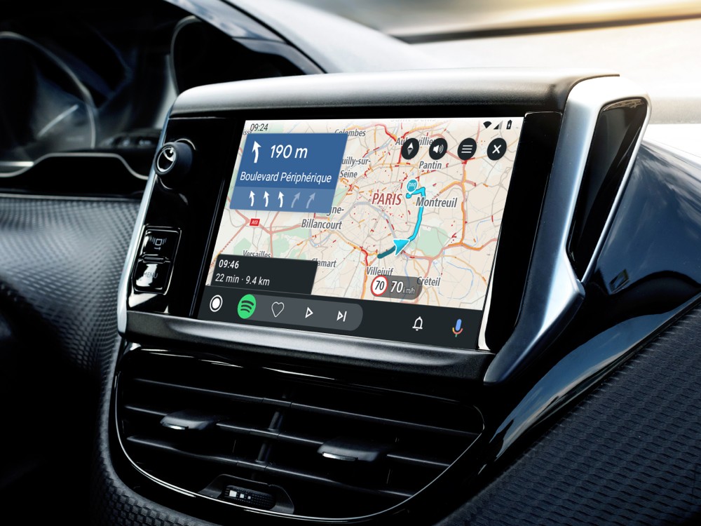 TomTom GO Navigation sale a bordo dei veicoli con Android Auto 