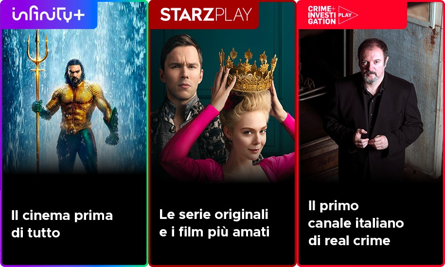 Mediaset Infinity arrivano i canali tematici con Starzplay, Blaze Play