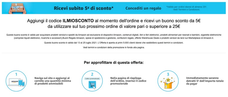 Amazon Regala 5 A 5000 Clienti Ecco Come Fare Hdblog It