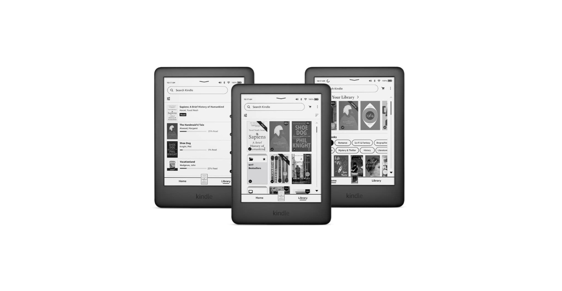 Kindle, Paperwhite e Oasis, con l'interfaccia rinnovata leggere è