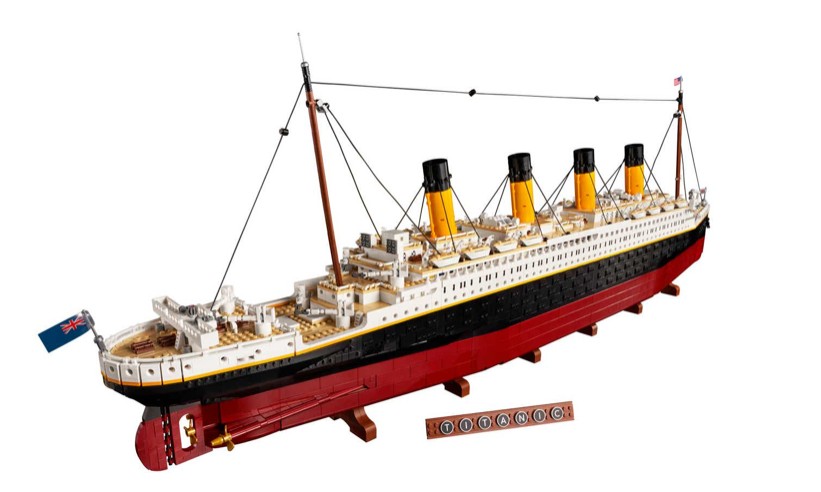 RMS Titanic, 9.090 pezzi per il set più grande di Lego: in vendita da  novembre 